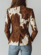 Florence | Statement Print Blazer