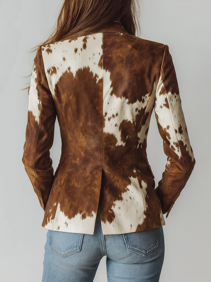Florence | Statement Print Blazer