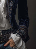 Matilda | Embroidered Longline Jacket