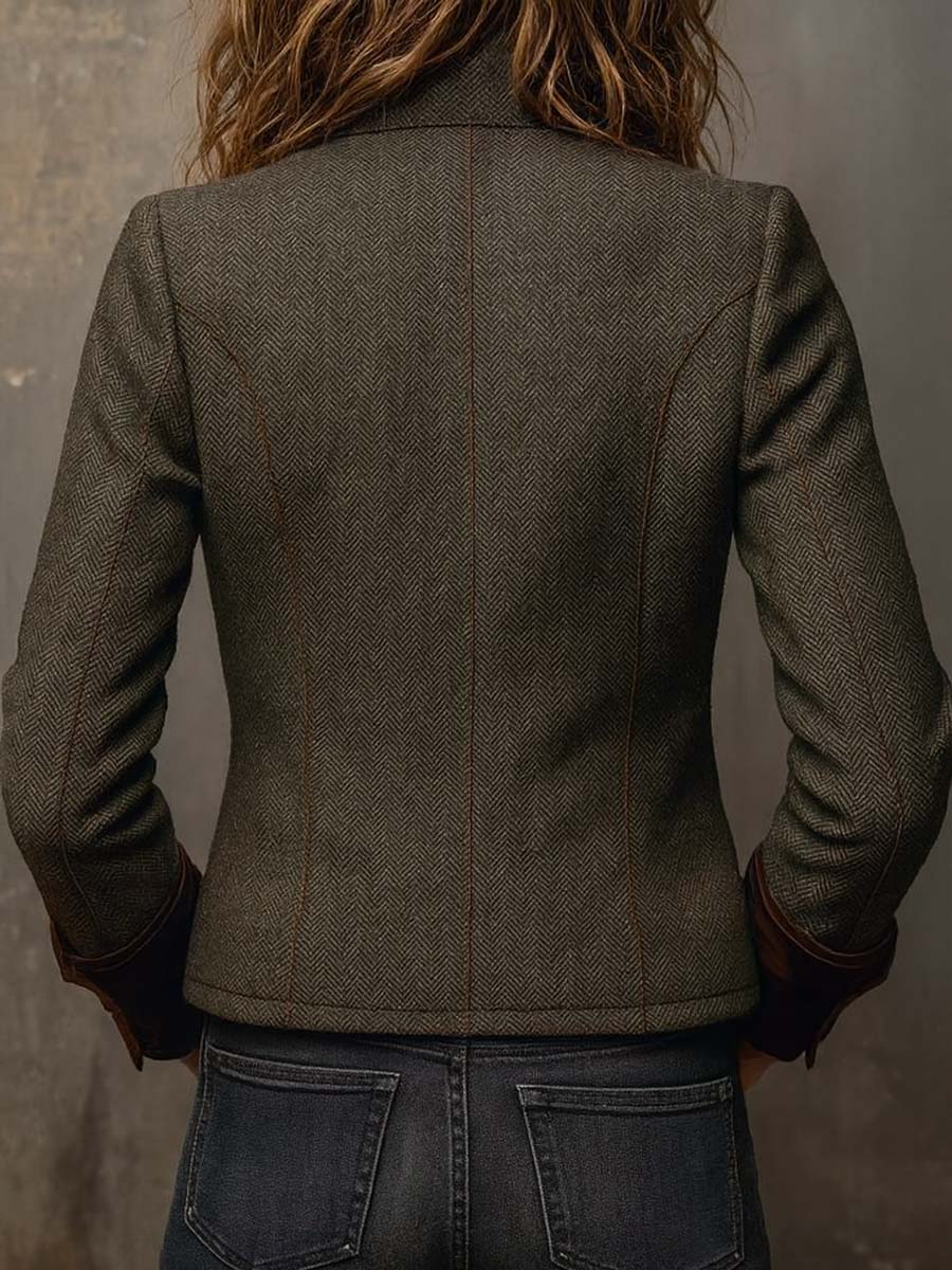 Eleanor | Heritage Herringbone Jacket