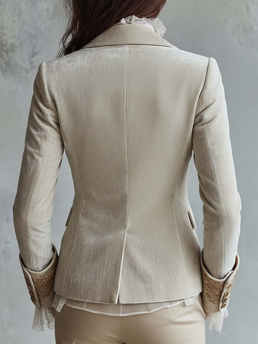 Lydia | Embroidered Tailored Blazer