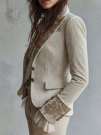 Lydia | Embroidered Tailored Blazer