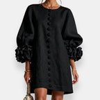 Evelyn | Textured Floral Dress