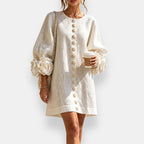 Evelyn | Textured Floral Dress