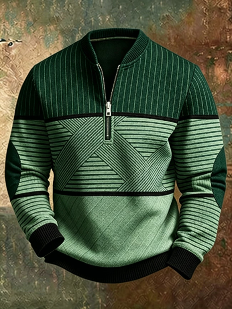 Lucas | Half-Zip Knit Jumper