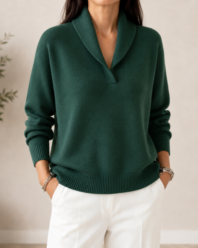 Freya | Comfortable V-Neck Jumper