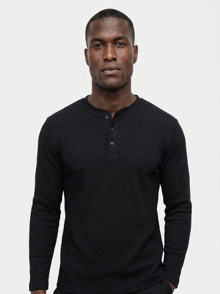 Latitude Ribbed Henley