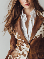 Florence | Statement Print Blazer