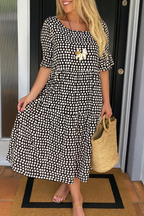 Grace | Short-Sleeve Midi Dress