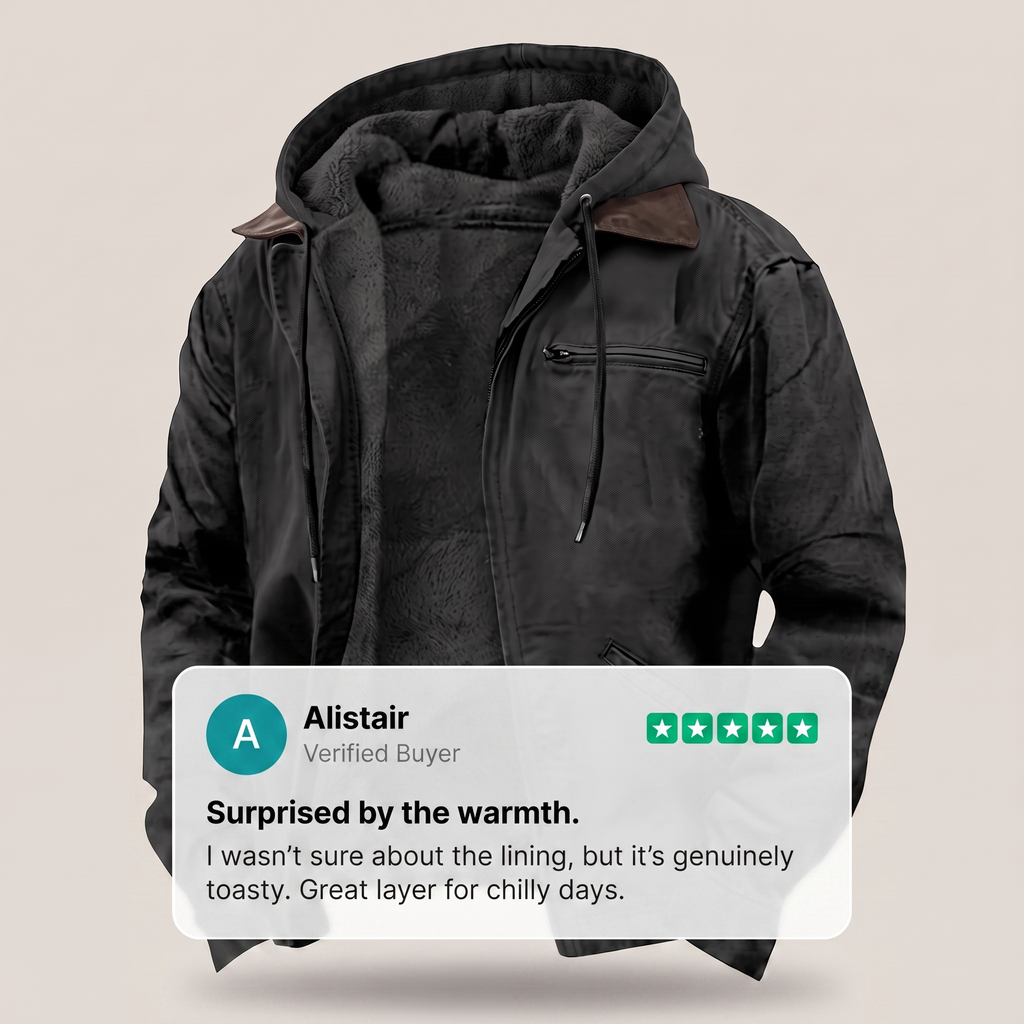 Fletcher | Classic Full-Zip Hooded Jacket
