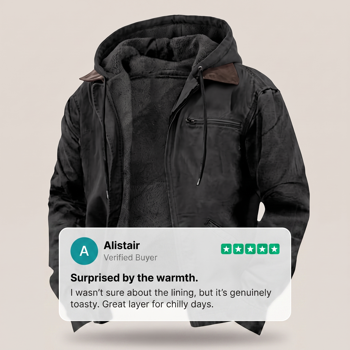 Fletcher | Classic Full-Zip Hooded Jacket