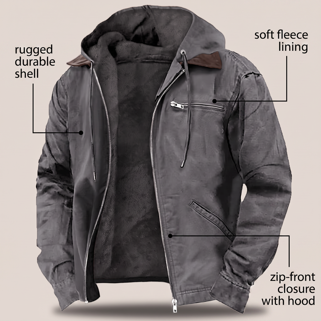 Fletcher | Classic Full-Zip Hooded Jacket
