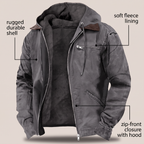 Fletcher | Classic Full-Zip Hooded Jacket
