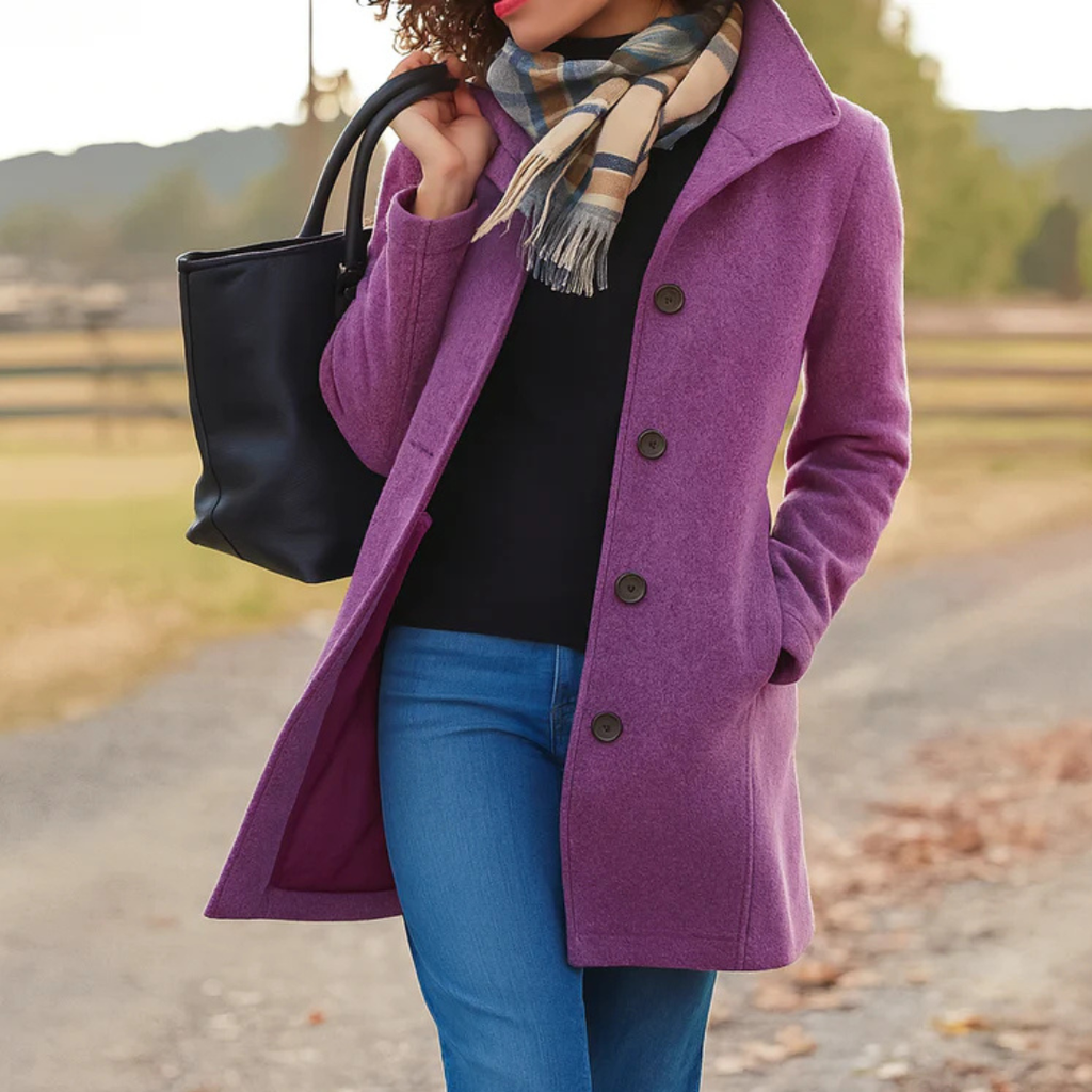 Eleanor | Classic Buttoned Coat