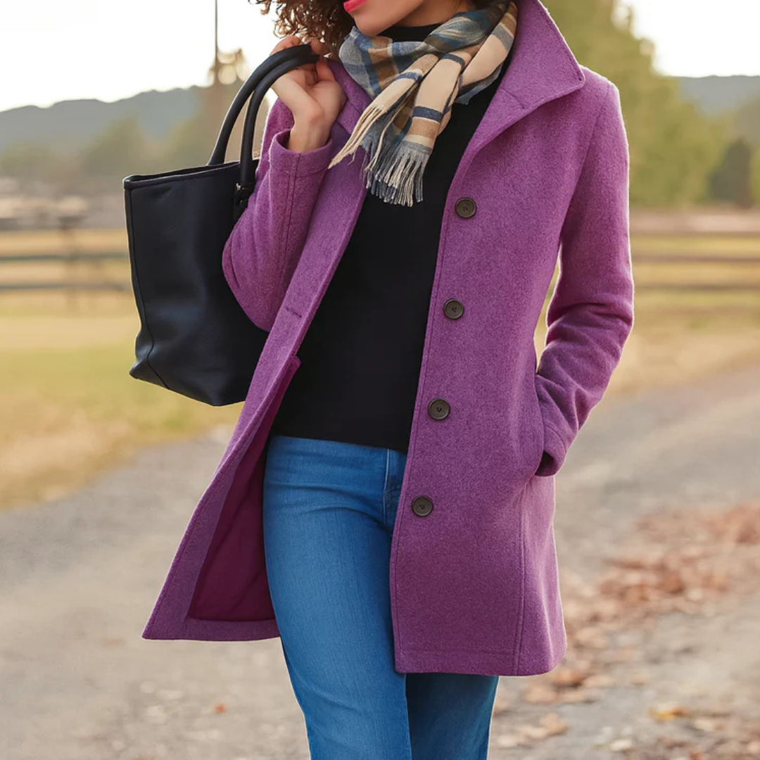 Eleanor | Classic Buttoned Coat