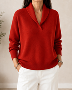 Freya | Comfortable V-Neck Jumper