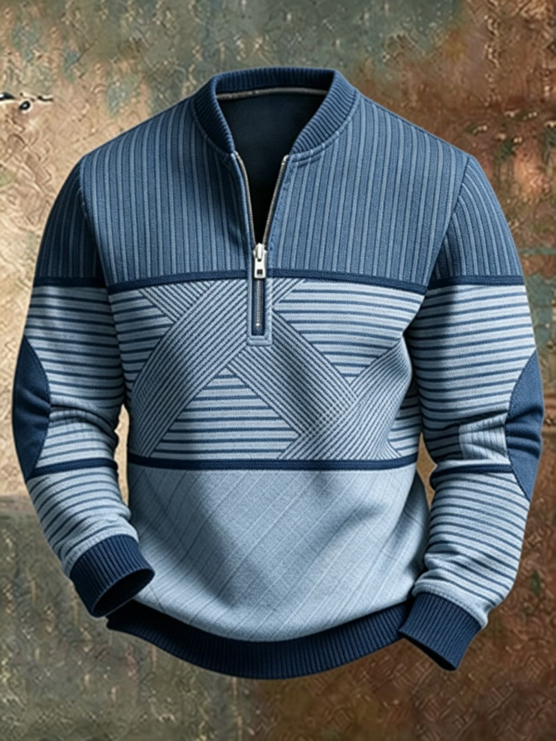 Lucas | Half-Zip Knit Jumper