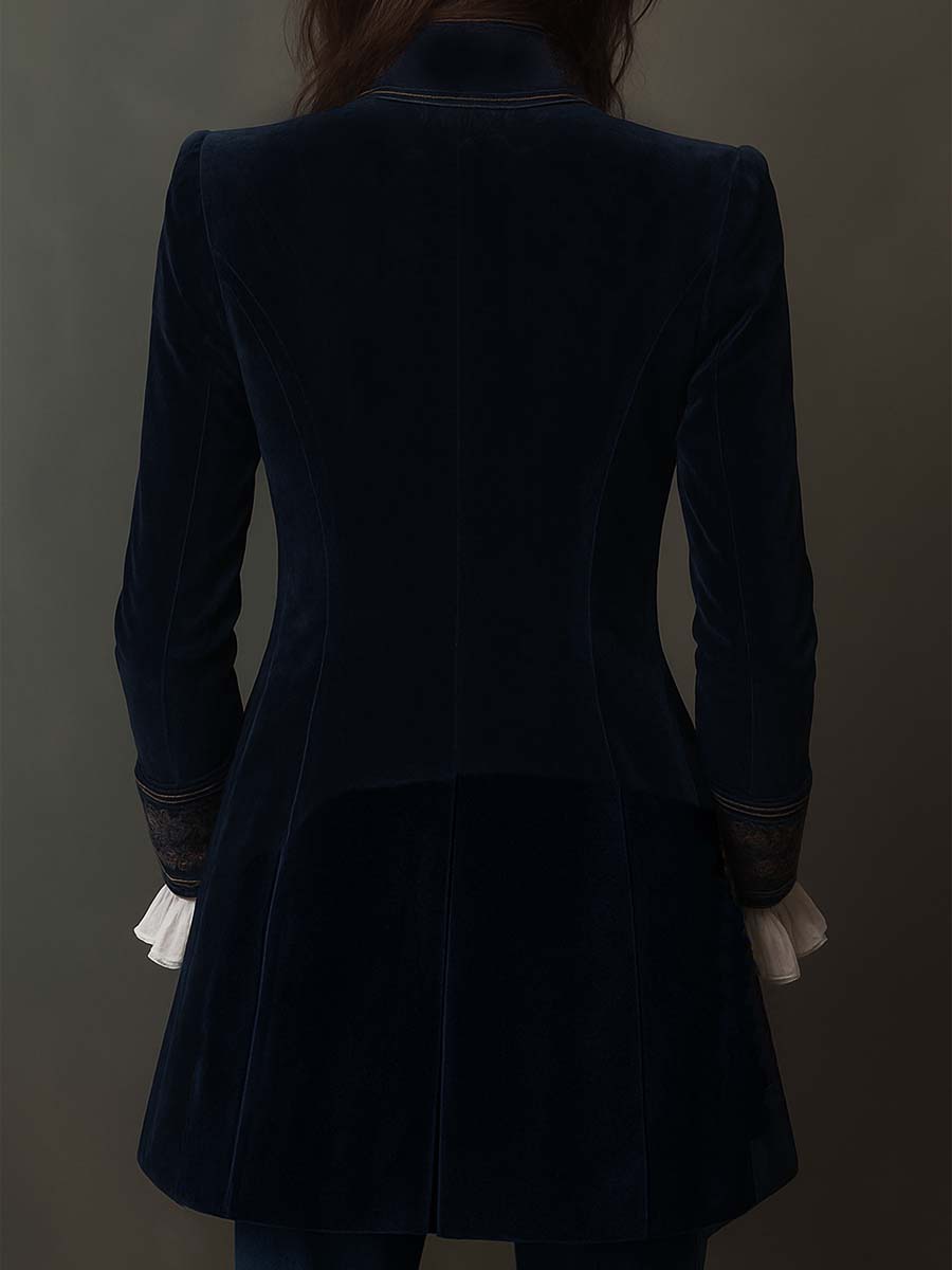 Matilda | Embroidered Longline Jacket