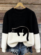 Amy | Cosy Cat Knit Sweater