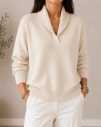 Freya | Comfortable V-Neck Jumper