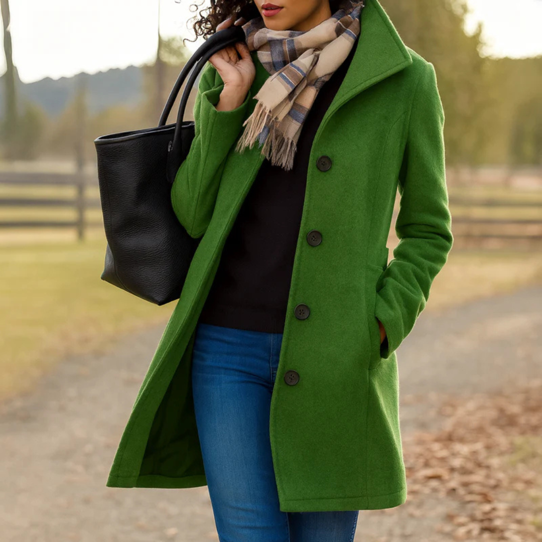 Eleanor | Classic Buttoned Coat