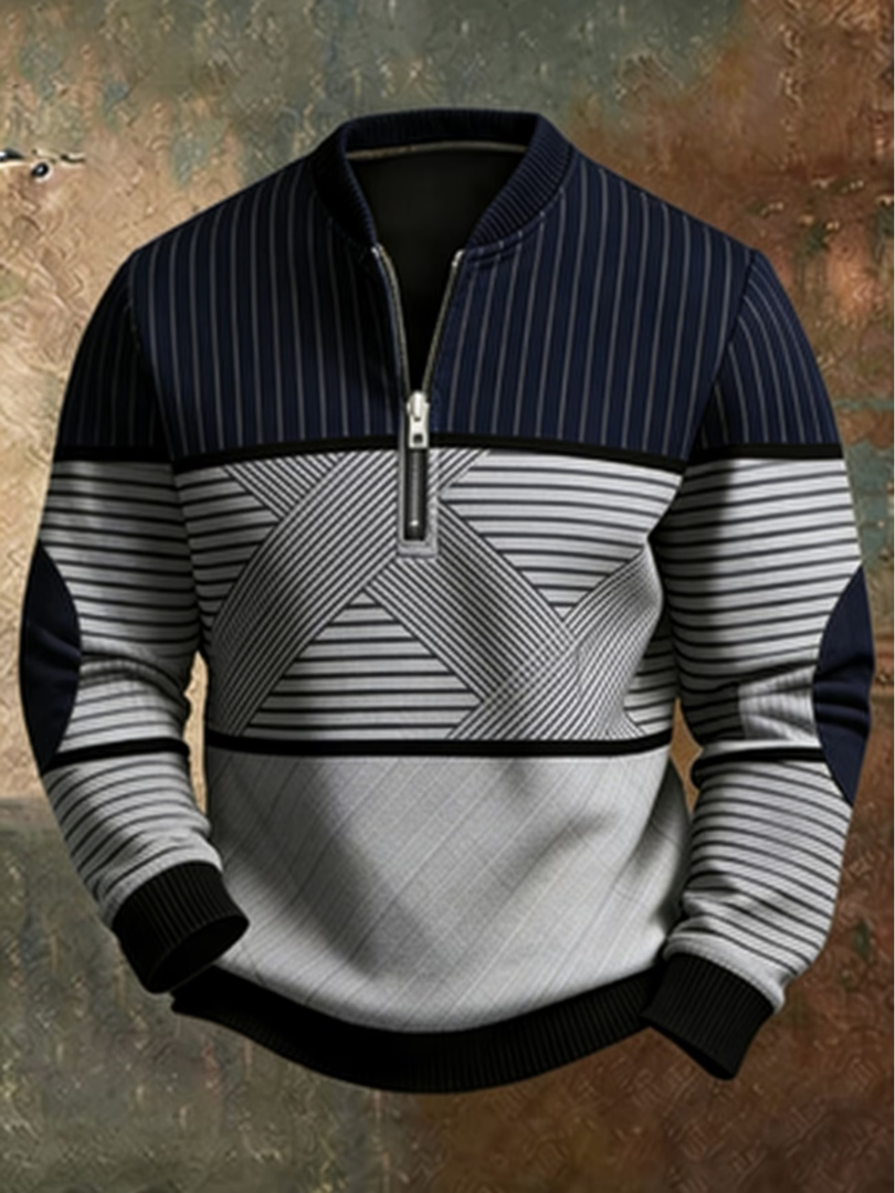 Lucas | Half-Zip Knit Jumper