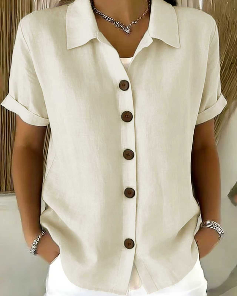 Emily | Button Front Blouse