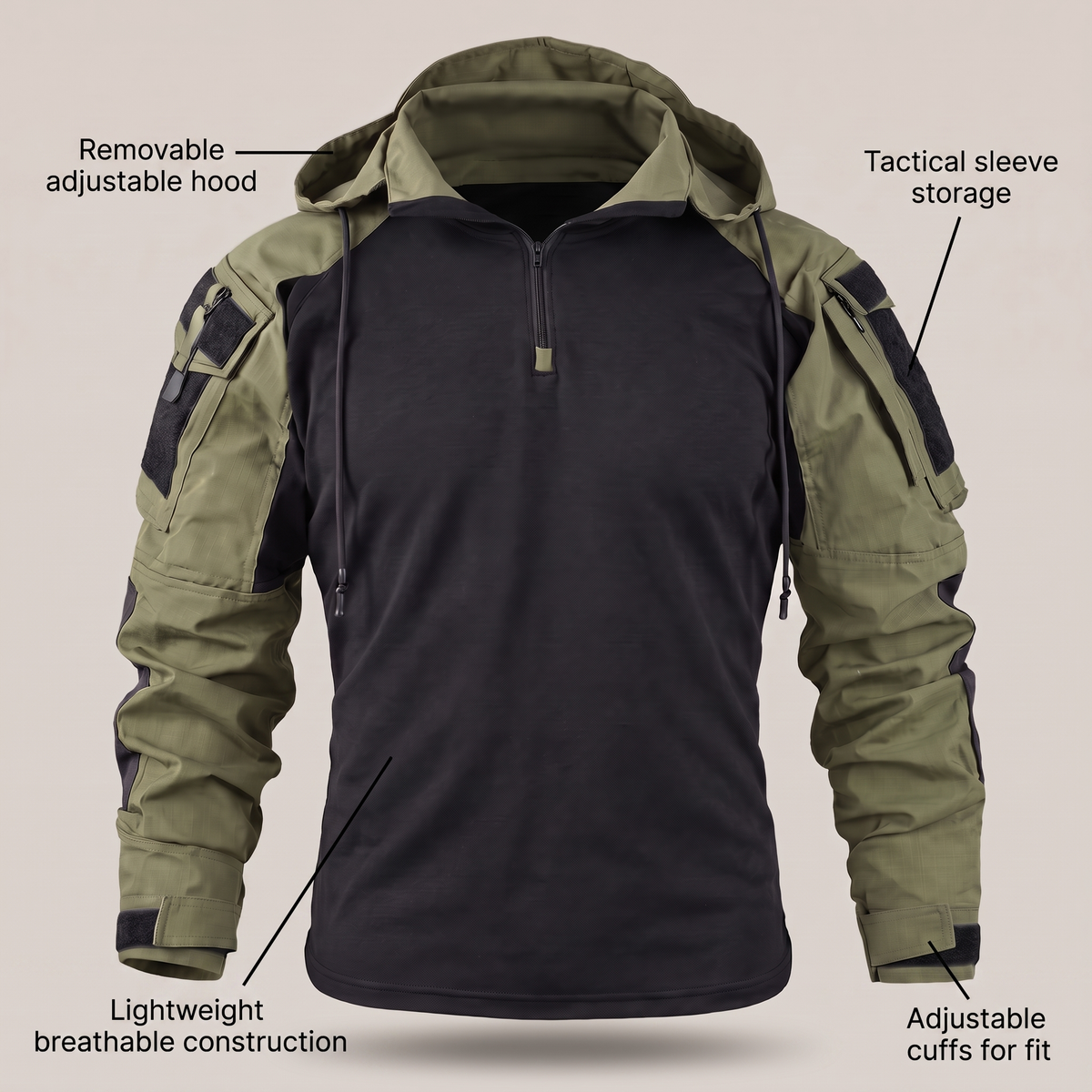 Beckett | Rugged Hooded Field Jacket