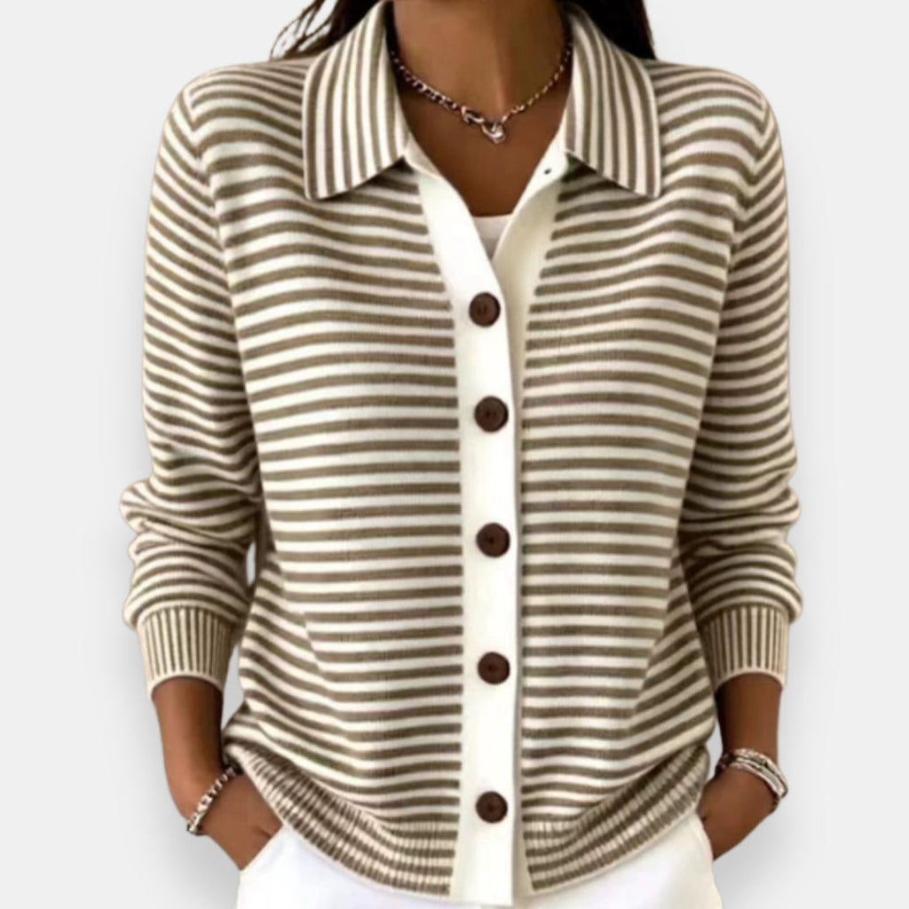 Jess | Classic Striped Cardigan
