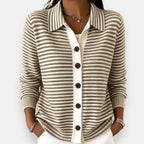 Jess | Classic Striped Cardigan