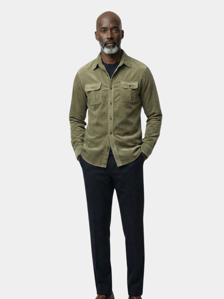 Casual Business Corduroy Shirt