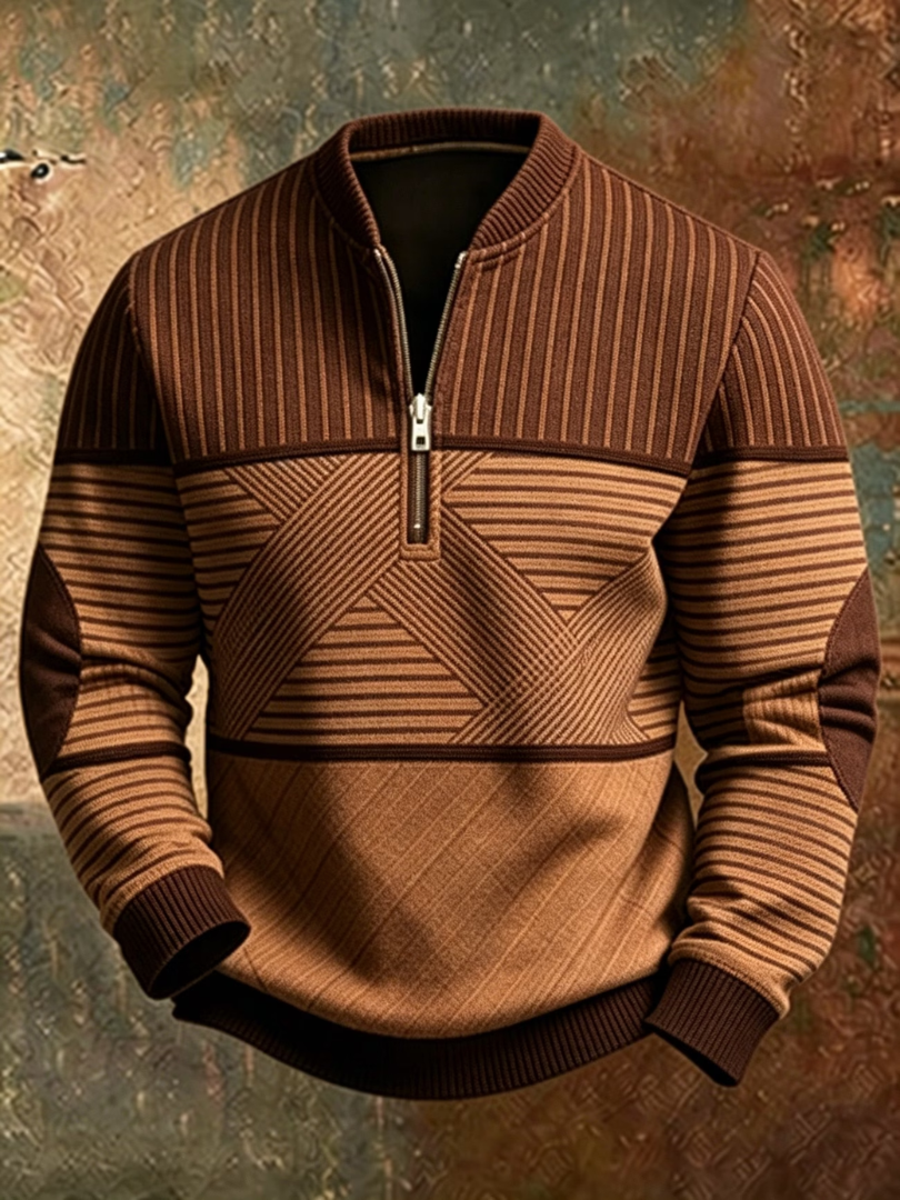 Lucas | Half-Zip Knit Jumper