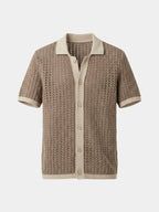 Structured Panel Resort Shirt