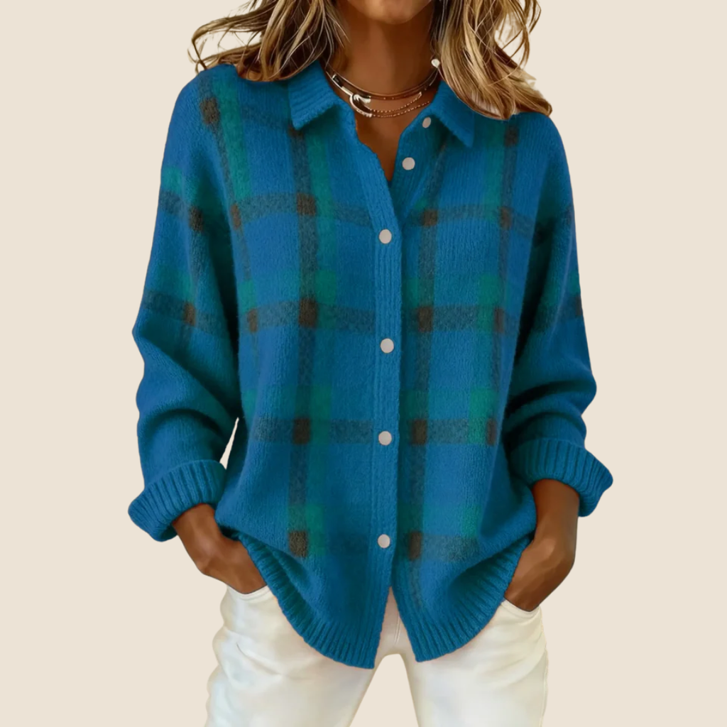 Sienna | Cozy Plaid Button-Down