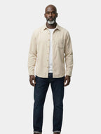 Casual Solid Corduroy Shirt