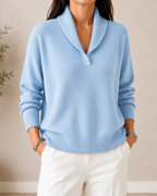 Freya | Comfortable V-Neck Jumper