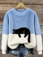 Amy | Cosy Cat Knit Sweater