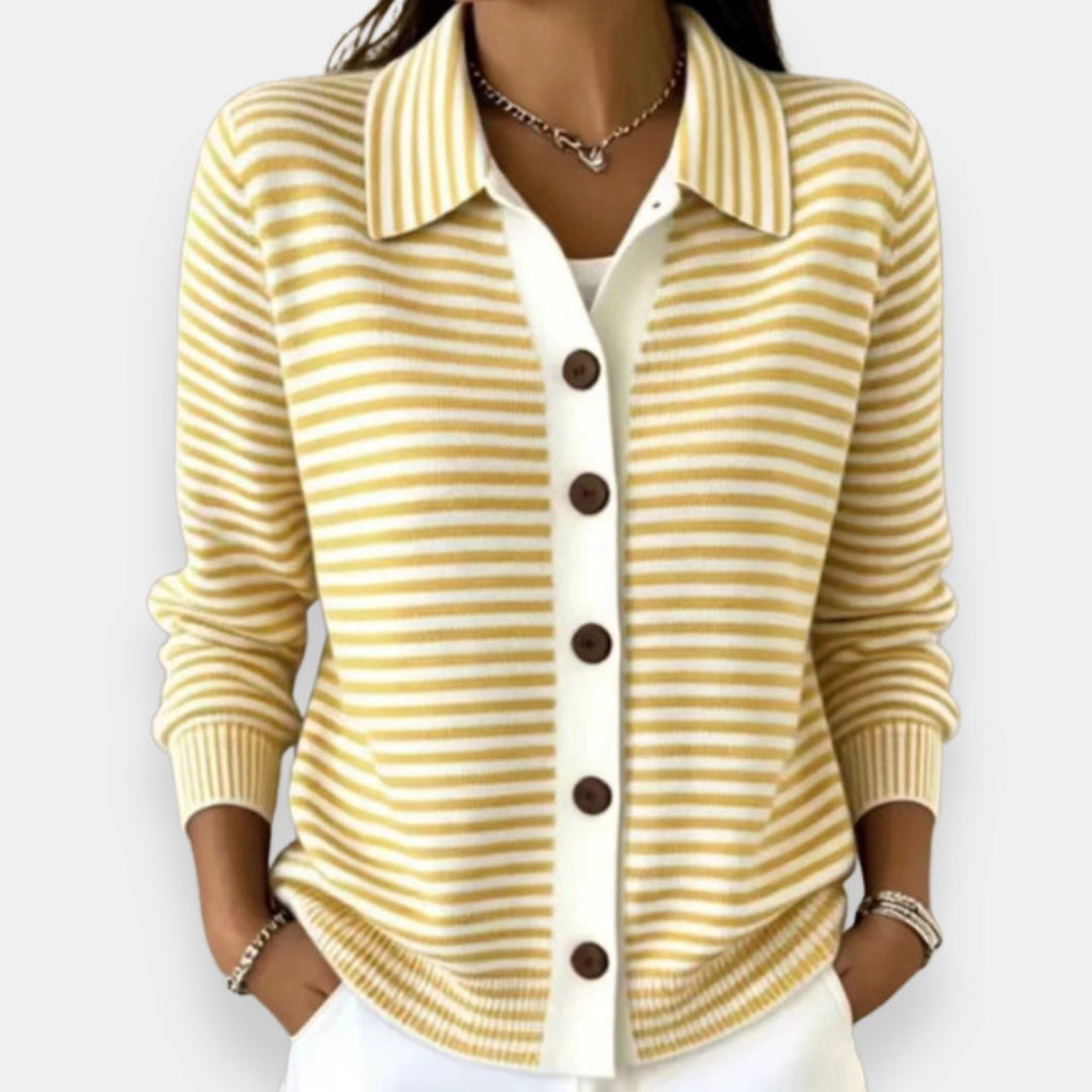 Jess | Classic Striped Cardigan