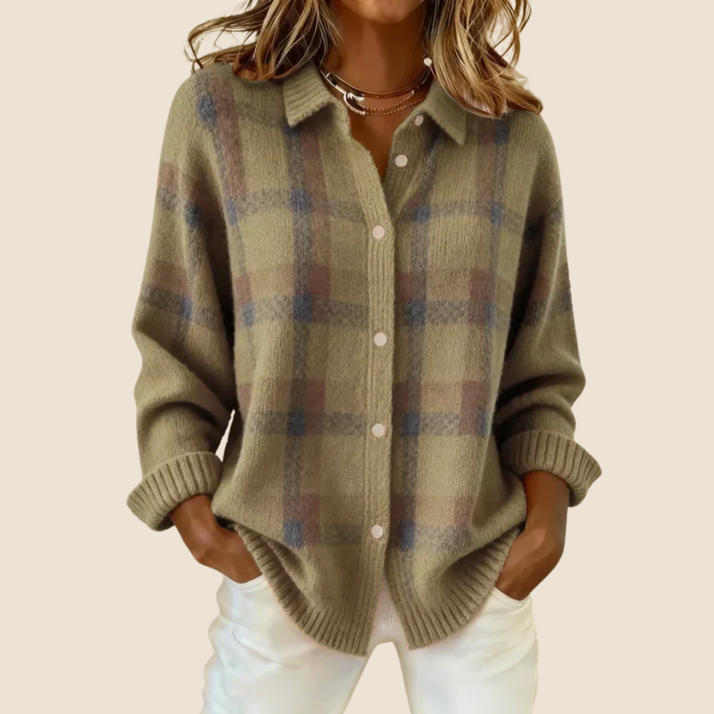 Sienna | Cozy Plaid Button-Down