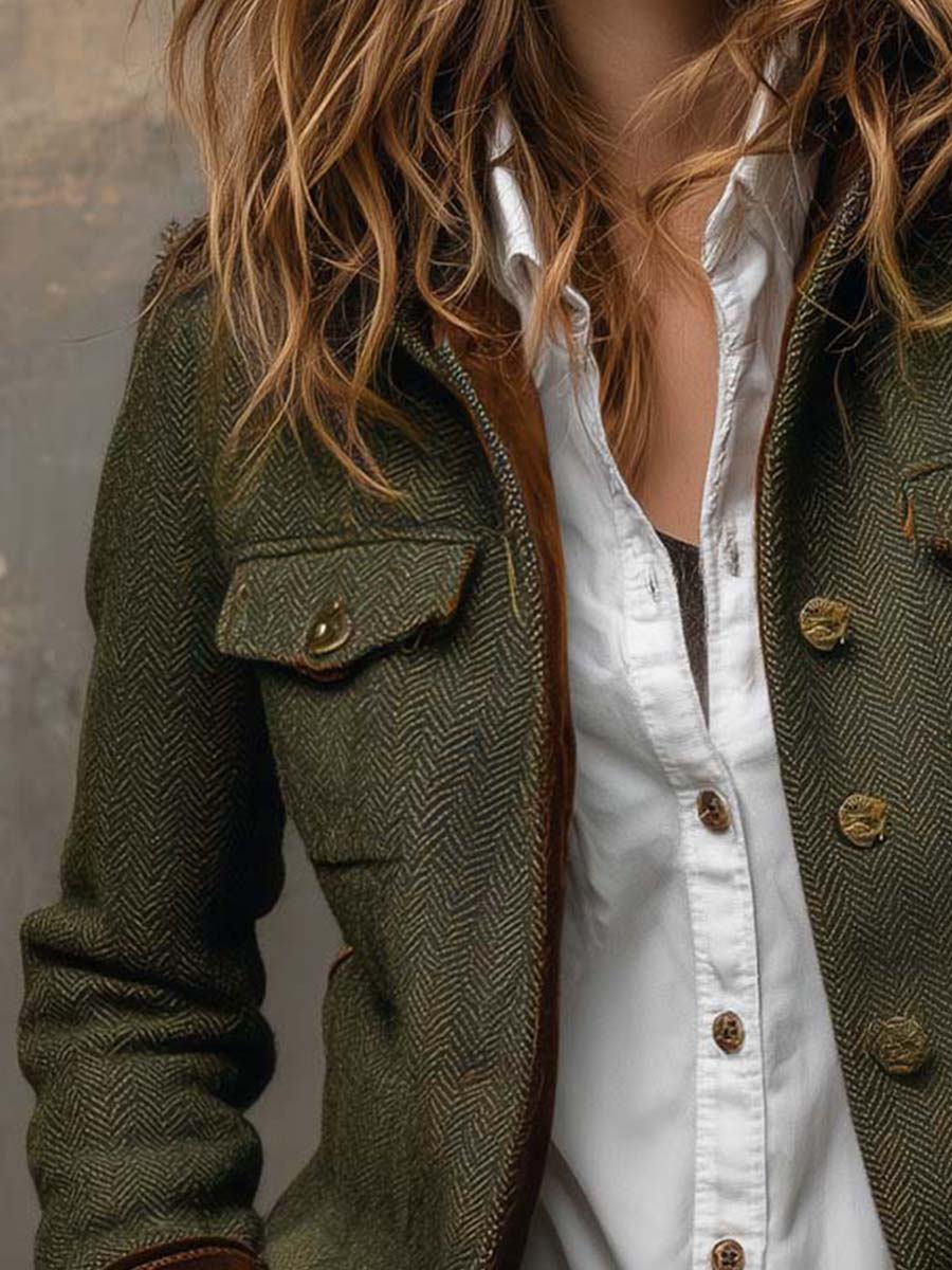 Eleanor | Heritage Herringbone Jacket