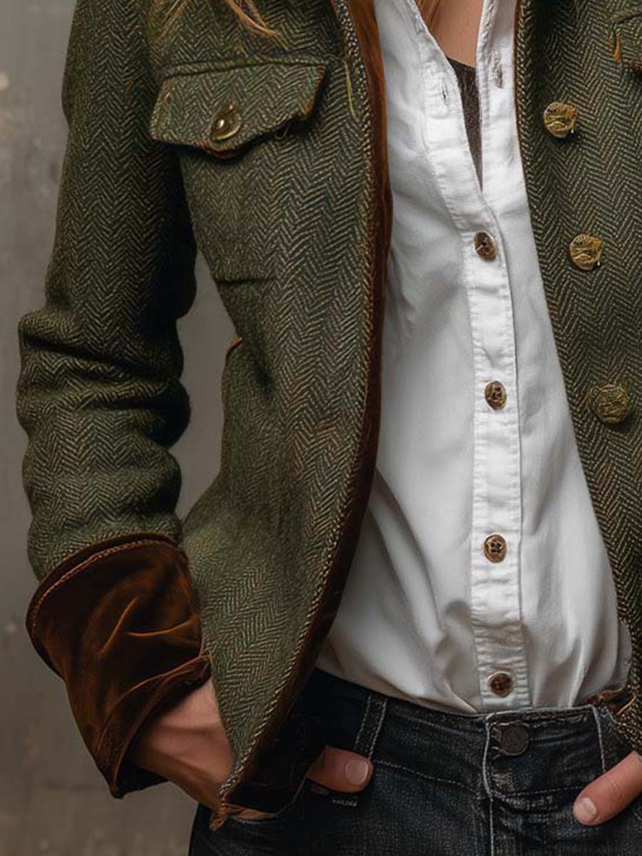 Eleanor | Heritage Herringbone Jacket
