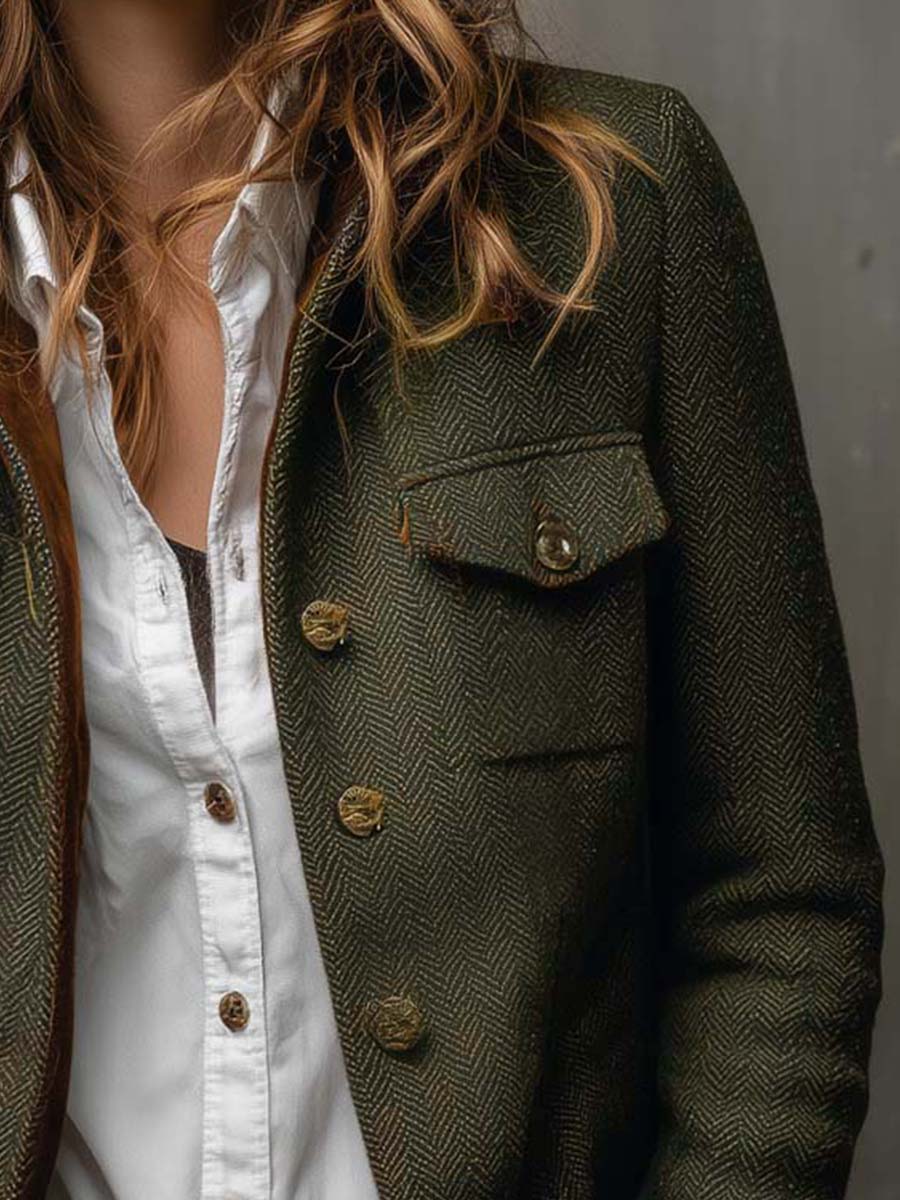 Eleanor | Heritage Herringbone Jacket