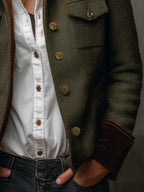 Eleanor | Heritage Herringbone Jacket