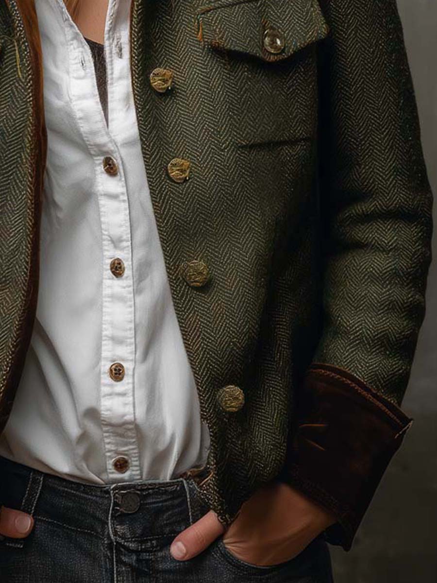 Eleanor | Heritage Herringbone Jacket