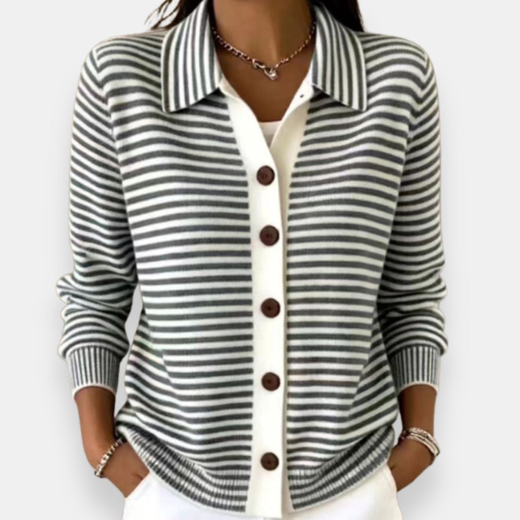 Jess | Classic Striped Cardigan