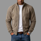 Edward | Classic Suede Bomber Jacket