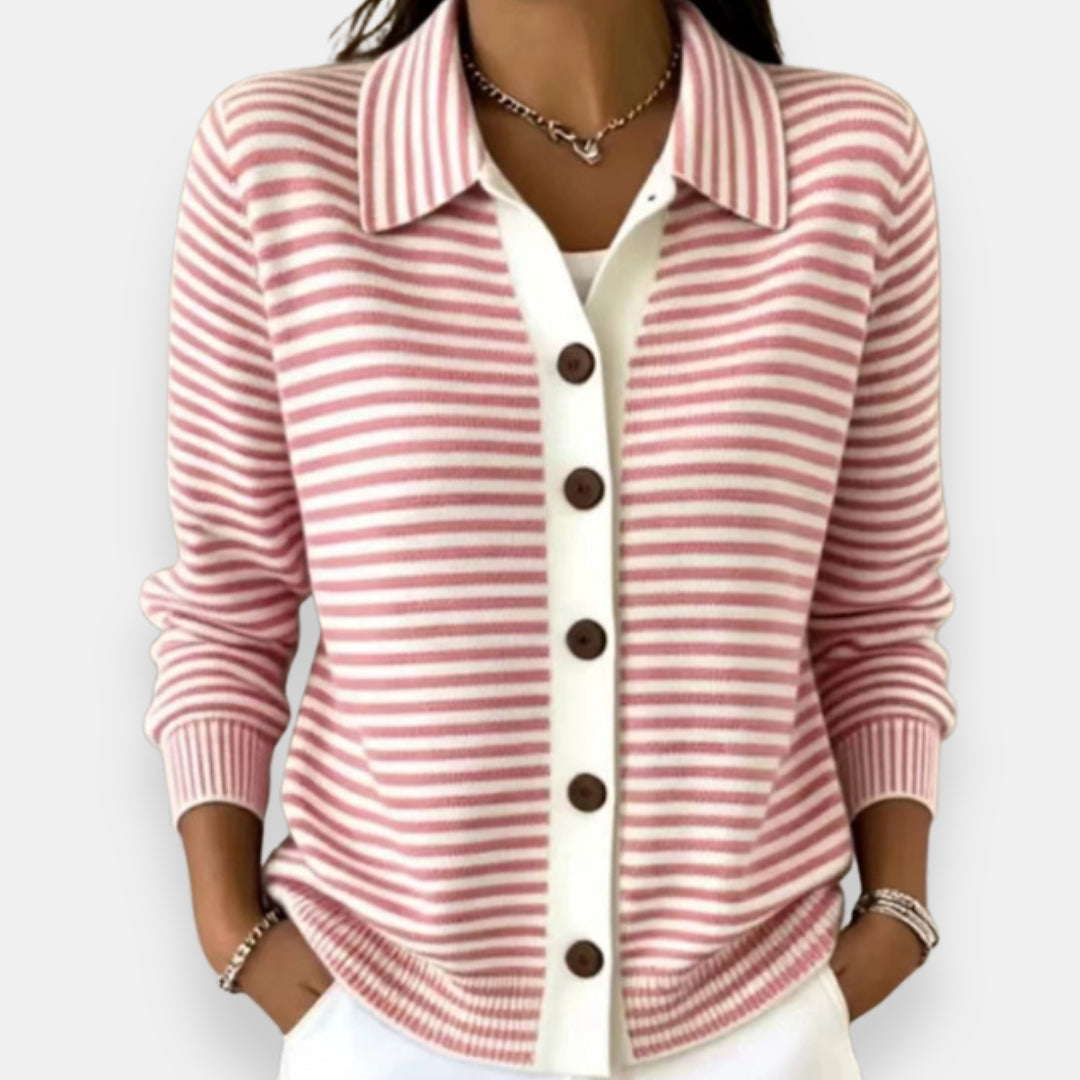 Jess | Classic Striped Cardigan