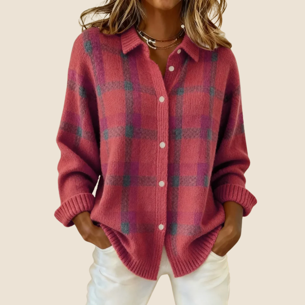 Sienna | Cozy Plaid Button-Down