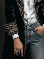 Adelaide | Baroque-Trim Tailored Blazer