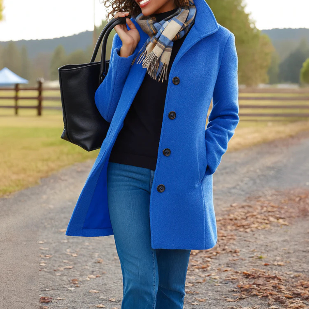 Eleanor | Classic Buttoned Coat